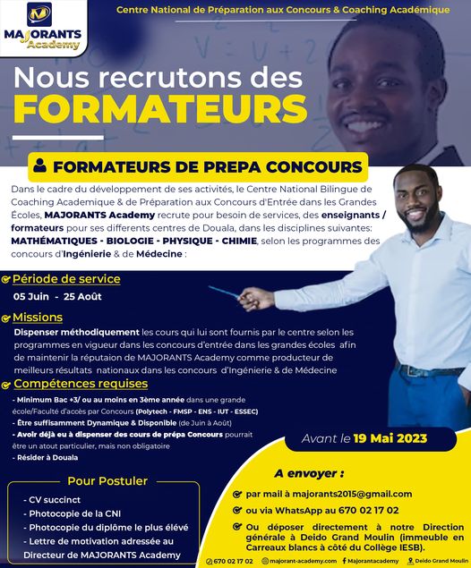 Recrutement Formateurs