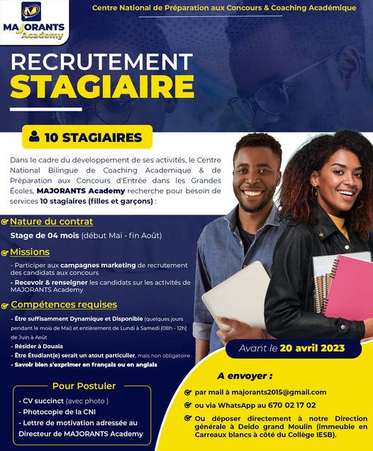 Recrutement Stagiaire